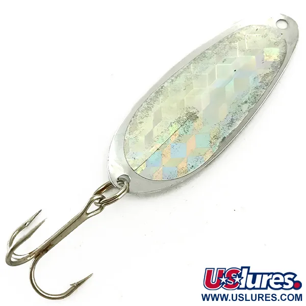 Pro King Pro Spoon Ondulante, Giallo/Verde/Nichel, 8,5g, Glow, #5690