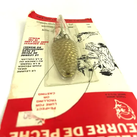 Dardevle Imp Klicker Ondulante, Ottone Martellato, 11g, Palette, #5699