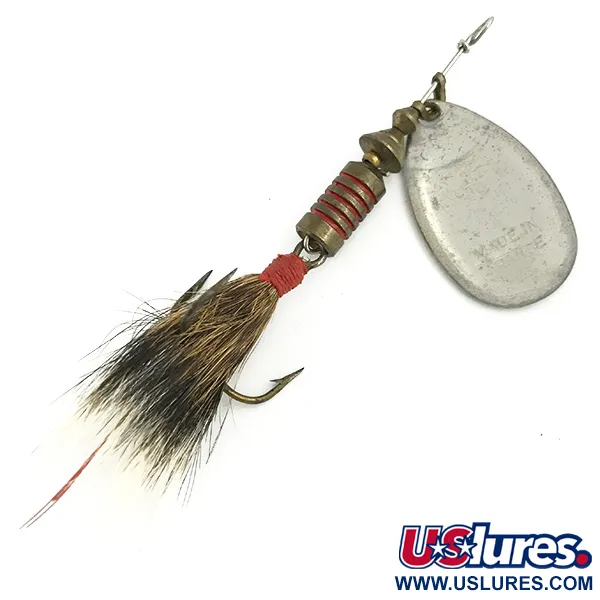 Mepps Aglia 3 Cucchiaino, Argento, 7,3g, Pelo di scoiattolo, #5702