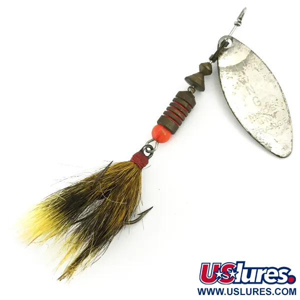 Mepps Aglia Long 2 Dressed Cucchiaino, Argento, 7,3g, Scoiattolo, #5704