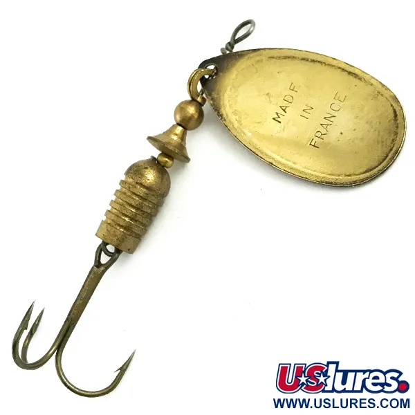Mepps Aglia 3 Rotante, Oro, 7g, Vintage anni '50, #5733