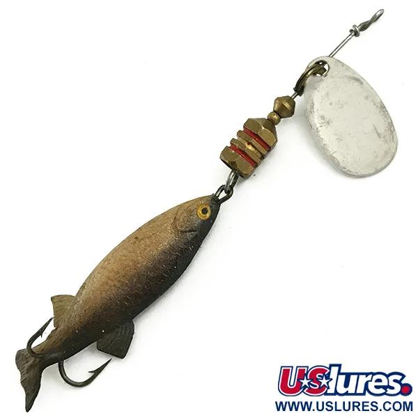 Mepps Comet Mino 1 Cucchiaino, Argento, 4.6g, Minnow Gomma, #5736