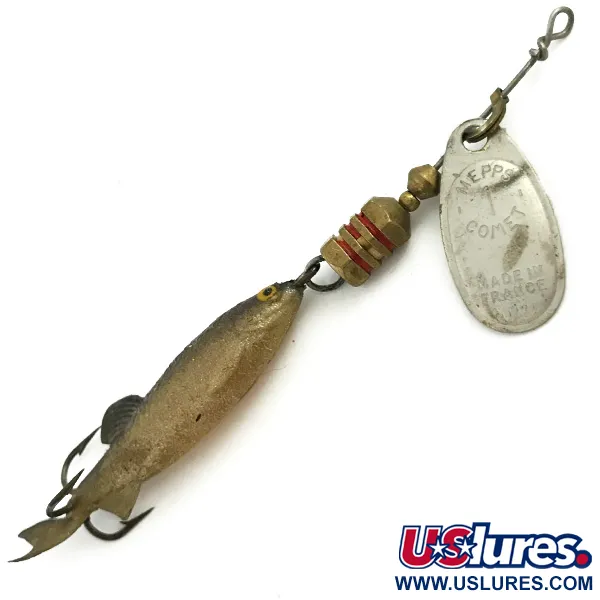 Mepps Comet Mino 1 Cucchiaino, Argento, 4.6g, Minnow Gomma, #5736