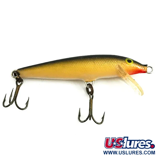 Rapala Original Floater Minnow, Gold, 4g, Legno di Balsa, #5742