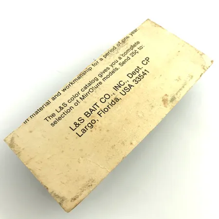 L&S Bait Company MirrOlure Bass-master Walker, Rosso/Argento, 14g, #5744