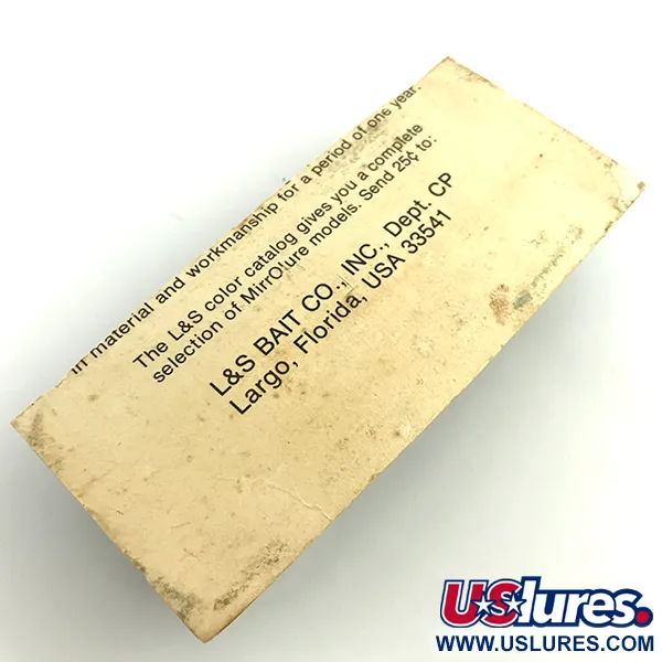 L&S Bait Company MirrOlure Bass-master Walker, Rosso/Argento, 14g, #5744