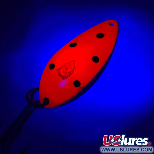 Eppinger Dardevle Devle Dog 7700 Ondulante, Rosso/Nickel, 14g, UV, #5783