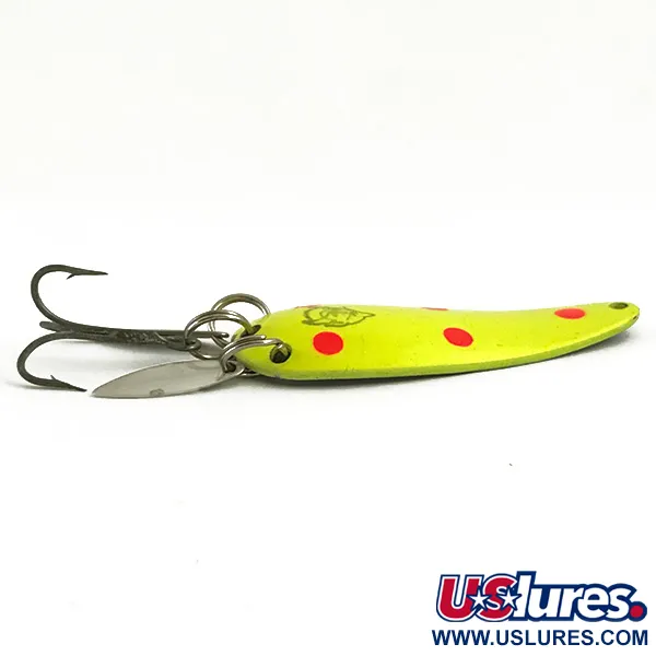 Eppinger Dardevle Imp Klicker UV Ondulante, Giallo/Rosso/Nickel, 11g, #5788