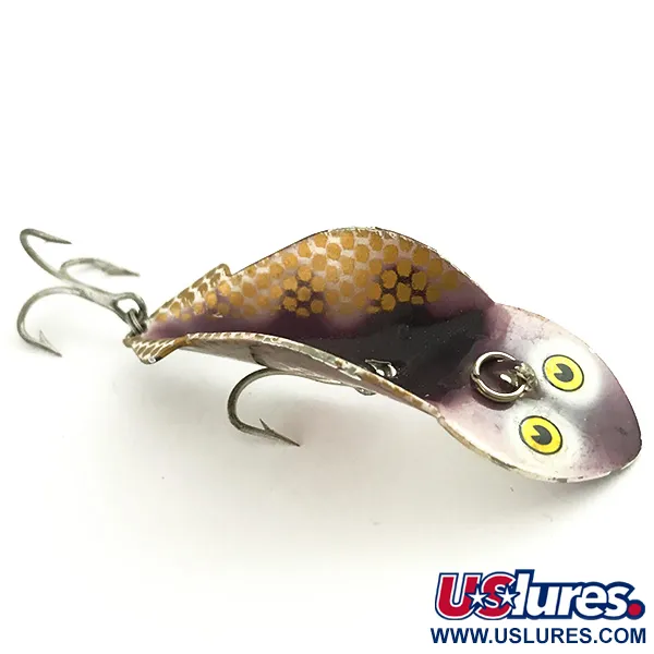 Buck Perry Spoonplug Esca, Viola-Marrone, 7g, Paletta fissa, #5789