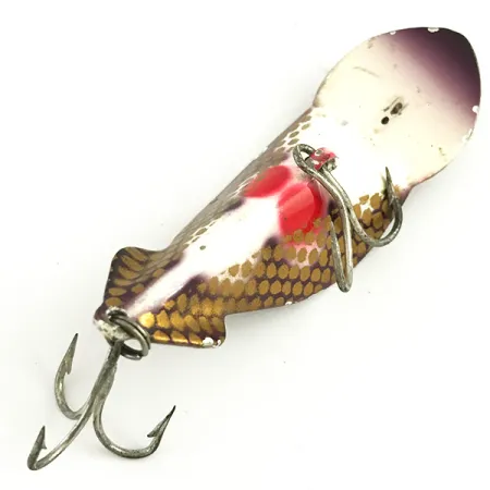 Buck Perry Spoonplug Esca, Viola-Marrone, 7g, Paletta fissa, #5789