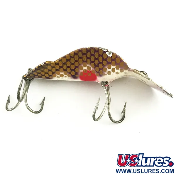 Buck Perry Spoonplug Esca, Viola-Marrone, 7g, Paletta fissa, #5789