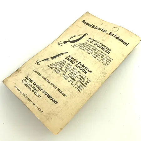 Acme Kastmaster Cucchiaino, Oro, 10.5g, aerodinamico, #5801