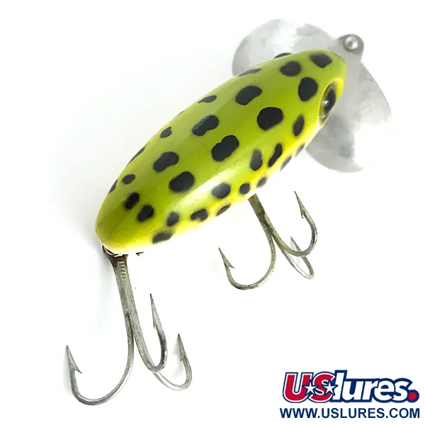 Fred Arbogast Jitterbug Esca Topwater, Frog, 14g, Paletta Alu, #5861