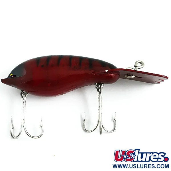 Fred Arbogast Mud Bug Esca, Rosso Scuro, 14g, Paletta Metallo, #5863