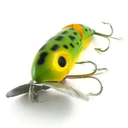Fred Arbogast Jitterbug Jointed Esca Superficie, Frog, 10g, #5868