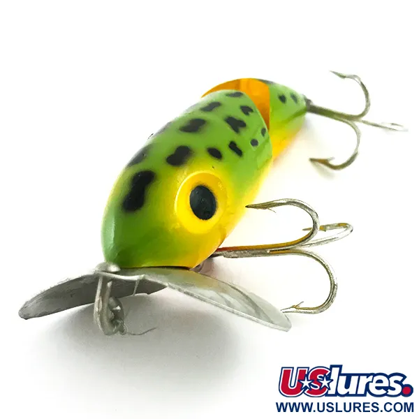 Fred Arbogast Jitterbug Jointed Esca Superficie, Frog, 10g, #5868