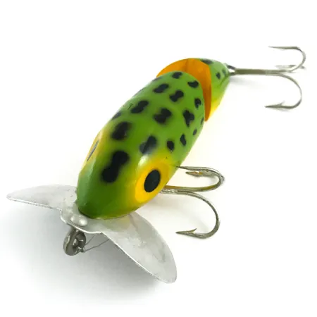 Fred Arbogast Jitterbug Jointed Esca Superficie, Frog, 10g, #5868