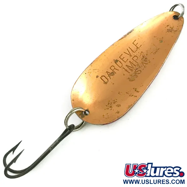 Eppinger Dardevle Imp Cucchiaino, Rosso/Bianco/Rame, 11g, Rame, #5873