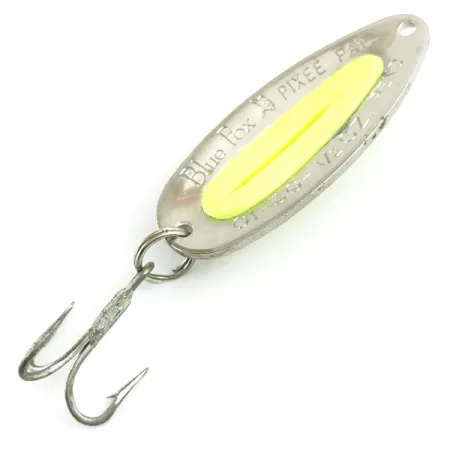 Blue Fox Pixee UV Ondulante, Nichel Martellato/Giallo, 14g, UV, #5877