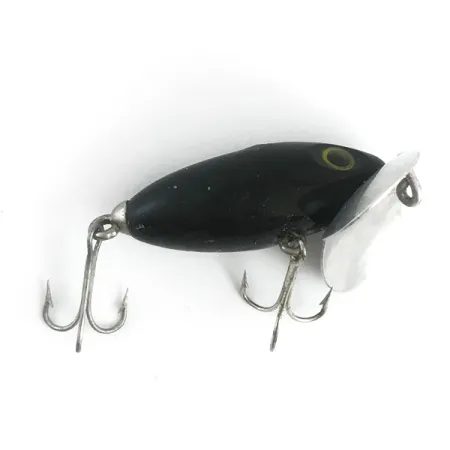 Fred Arbogast Jitterbug Topwater, Nero, 7g, Esca Vintage, #5880