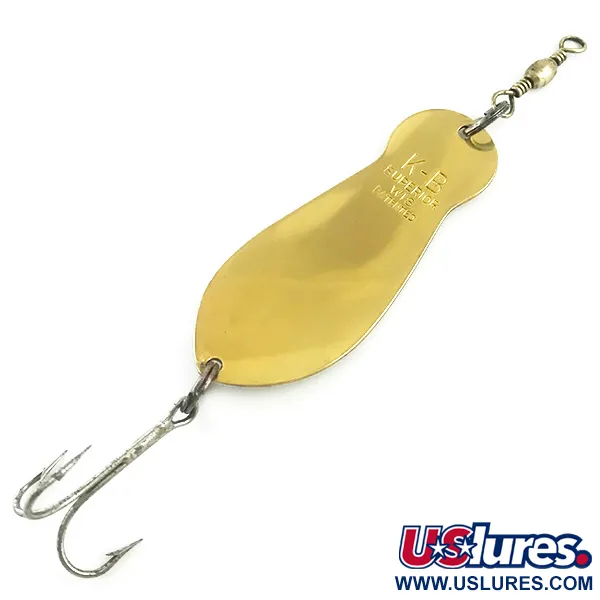 K-B Bait K-B Spoon 3 Ondulante, Ottone, 25g, Marchio Superior, #5882