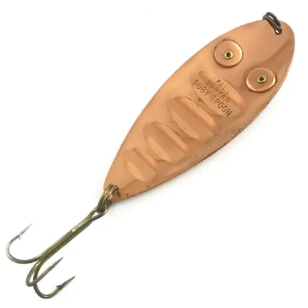 Paul Bunyan Ruby Spoon Ondulante, Rame/Occhi Rossi, 25g, Vintage, #5883
