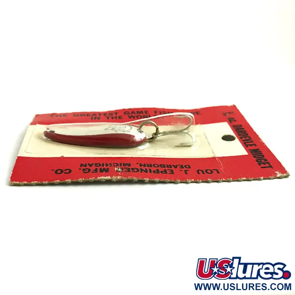 Eppinger Dardevle Midget Ondulante, Rosso/Bianco, 6g, Vintage, #5894