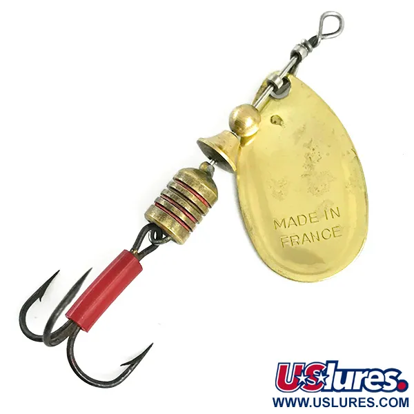 Mepps Aglia 2 Cucchiaino, Oro, 4,5g, Corpo in ottone, #5899