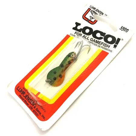 Luhr Jensen Loco 1UV Cucchiaino, Pesce persico, 4g, UV, #5900