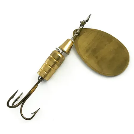 Mepps Aglia 3 (1950s) Cucchiaino, Ottone, 7g, Vintage, #5908