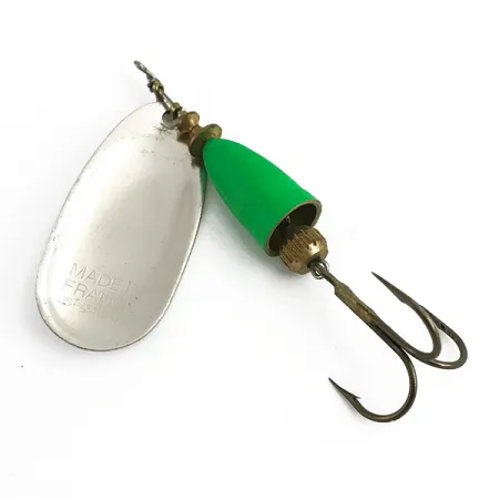 Blue Fox Super Vibrax 5 UV Rotante, Argento / Verde, 13g, UV, #6104