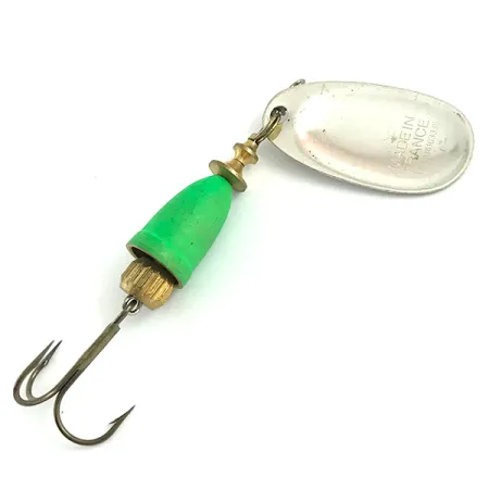 Blue Fox Super Vibrax 3 UV Cucchiaino, Argento/Verde, 8g, UV, #5927