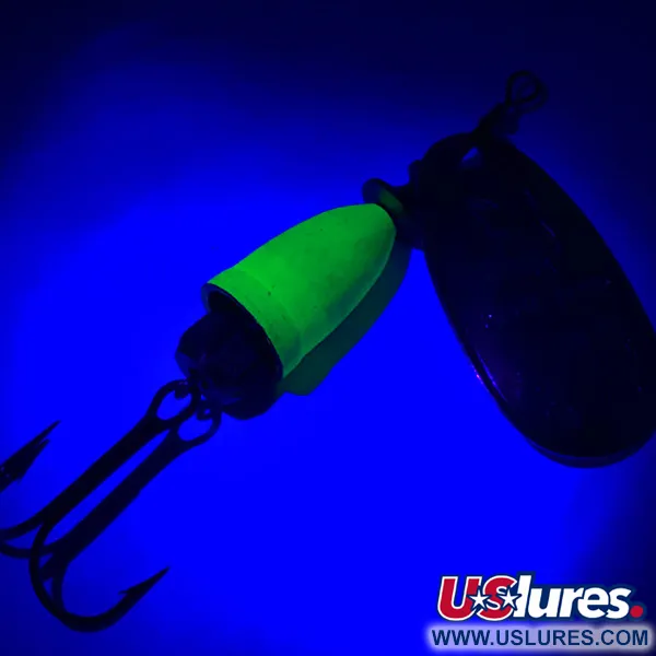 Blue Fox Super Vibrax 3 UV Cucchiaino, Argento/Verde, 8g, UV, #5927