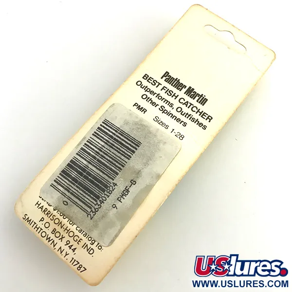 Panther Martin 9 Cucchiaino Rotante, Oro, 10,6g, Vintage, #9 PMGF-G