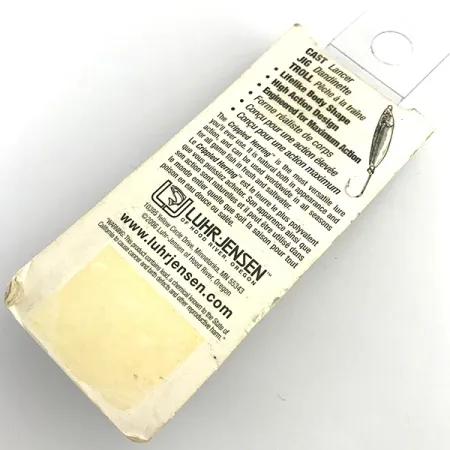 Luhr Jensen Crippled Herring Ondulante, Bianco/Verde UV Glow, 21g, #5921