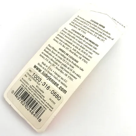 Luhr Jensen Krocodile UV Ondulante, Yellow, 7g, UV Finish, #5922