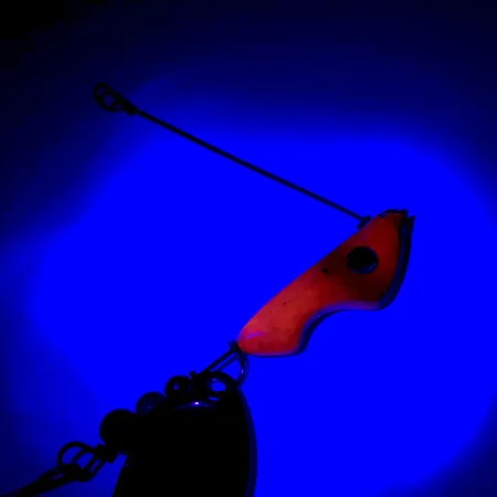 Erie Dearie Walleye Killer Spinner, Nickel / Rosso, 14g, UV, #5932