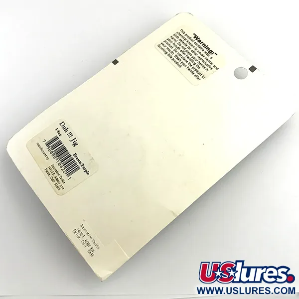 DUH Ultimate Weedless Jig UV Jig antialga, Marrone / Rosso, 12g, #6294