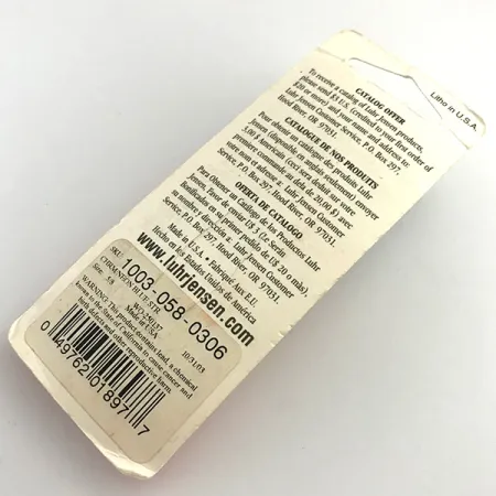 Luhr Jensen Krocodile Die #4 Ondulante, Nichel/Blu, 17,7g, #1003-058-0306