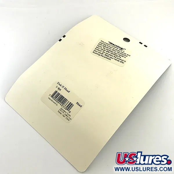 DUH!!! Head jig heads kit, Bianco / Nero, 7g, Amo Offset, #6295