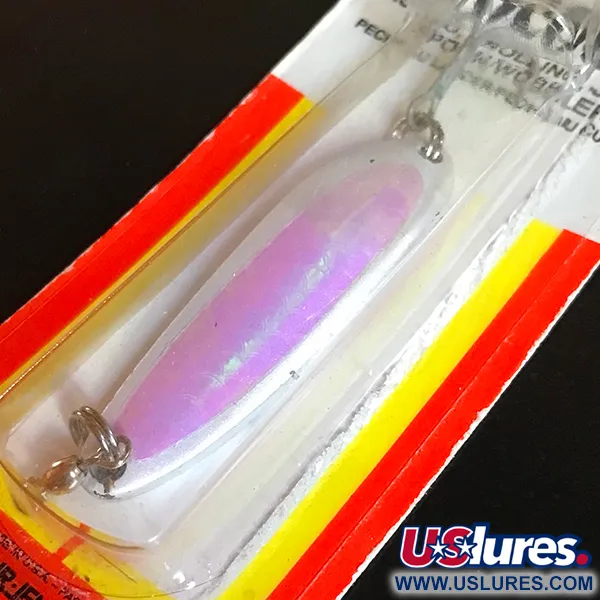 Luhr Jensen Krocodile Die #3 Ondulante, White Pearl, 14g, #5970