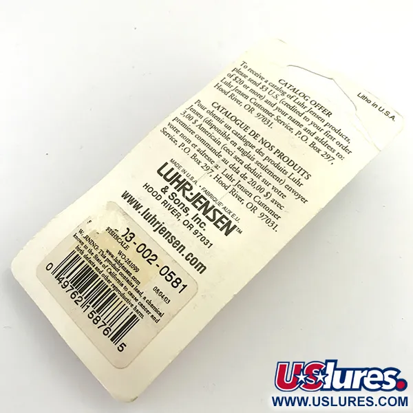 Luhr Jensen Loco 2 Ondulante, Bianco Perla/Ologramma, 7g, #5974