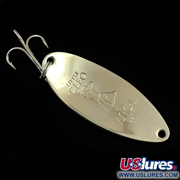 Ondulante Seneca Little Cleo (Hula Girl) Glow, Bianco/Arancio/Nickel, 14g, #5978