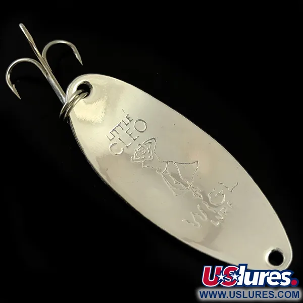 Ondulante Seneca Little Cleo Glow, Bianco/Verde/Nickel, 14g, Hula Girl, #5981