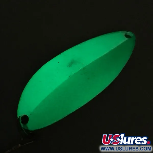 Ondulante Seneca Little Cleo Glow, Bianco/Verde/Nickel, 14g, Hula Girl, #5981