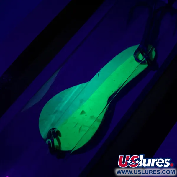 Ondulante Luhr Jensen Loco 1Glow, Bianco/Verde, 4g, UV Glow, #5303-001-0188