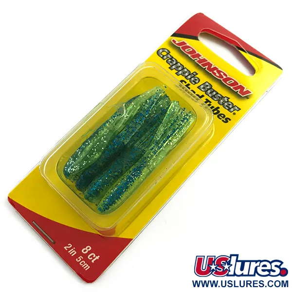 Johnson Crappie Buster Shad Tubes UV esca siliconica