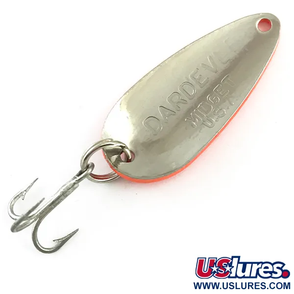 Eppinger Dardevle Midget Ondulante, Red / Black / Nickel, 6g, UV, #6027