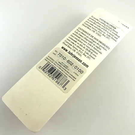 Luhr Jensen P.J.POP, 17g, Perla / Rosso, Popper in legno #7158