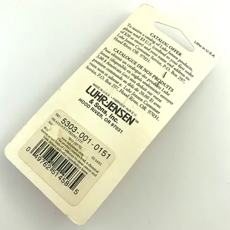 Luhr Jensen Loco 1 Ondulante, Oro, 4g, Prism Lite, #6052